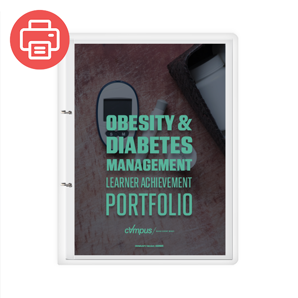 Obesity & Diabetes Management Learner Achievement Portfolio - Printed